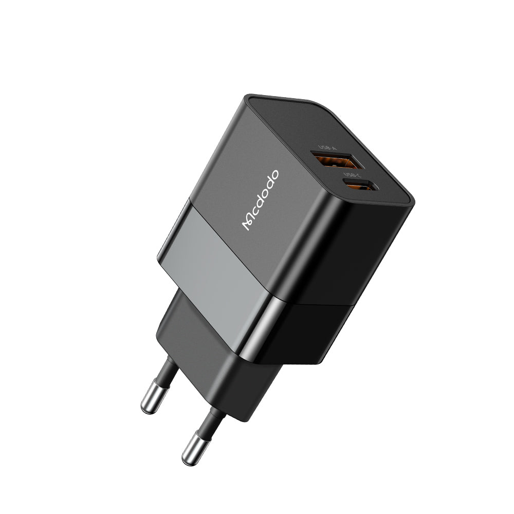 Cargador Mcdodo 20 W (USB-A + USB-C) CH-1951 – Carga Rápida PD + QC 3.0