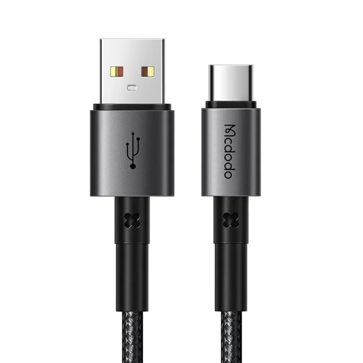 Cable Mcdodo USB-A a USB-C 1.8 m (CA-3591) – Carga Rápida 3 A + Datos 480 Mbps, Trenzado Resistente