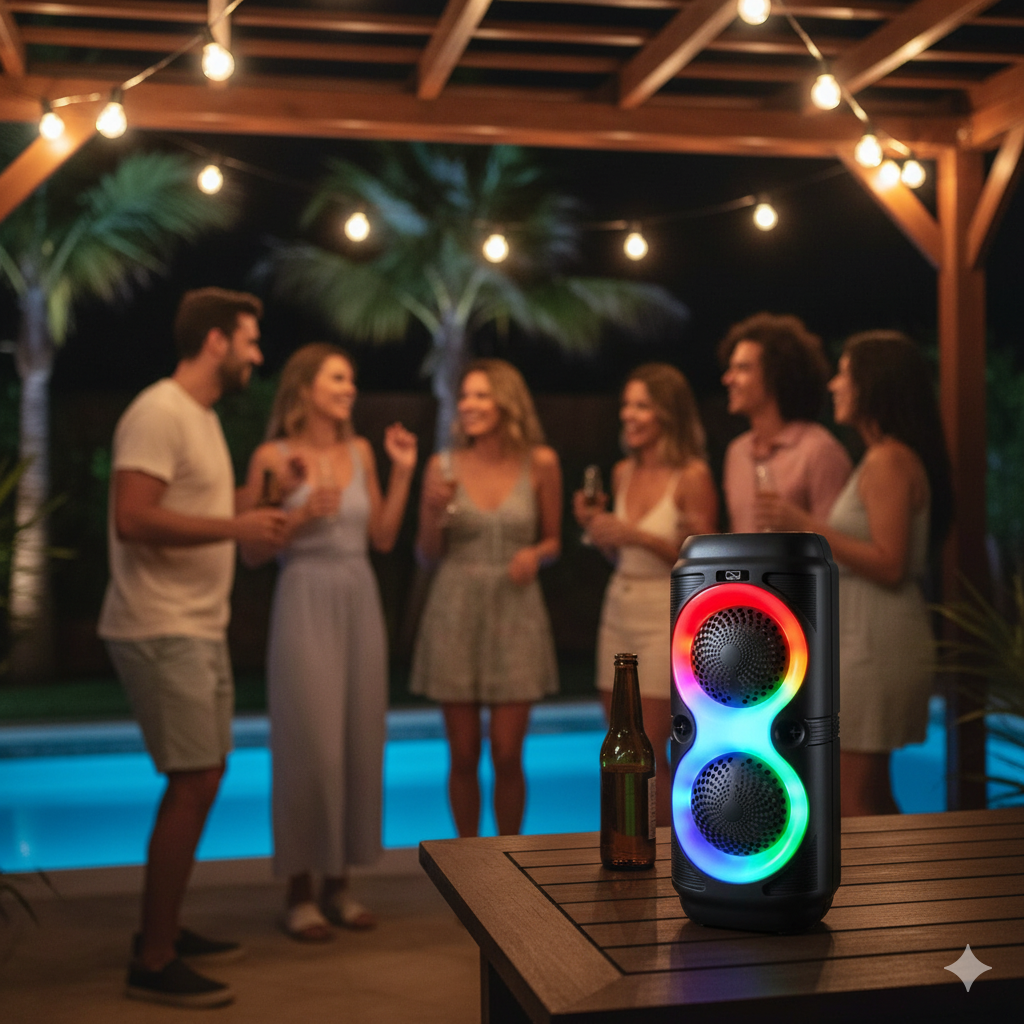 Parlante EKO-Vi 10W Bluetooth – Compacto y Potente – Negro