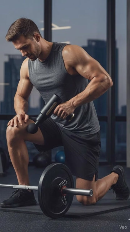 Pistola masajeador portátil