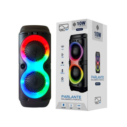 Parlante EKO-Vi 10W Bluetooth – Compacto y Potente – Negro