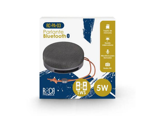 Parlante Bluetooth TWS ROCA RC-PA-03 5W